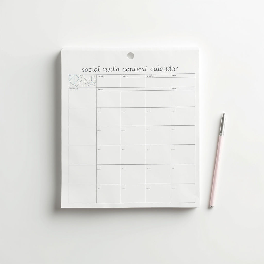 Social Media Content Calendar