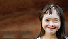 Smiling Girl with Disability