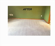 after carpet was cleaned