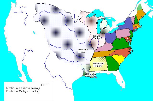 U.S. in 1805
