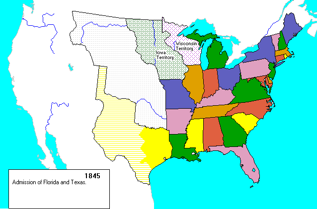 U.S. in 1845