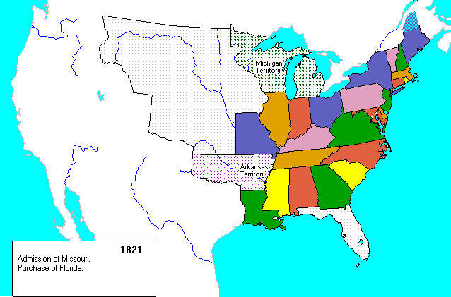 U.S. in 1821