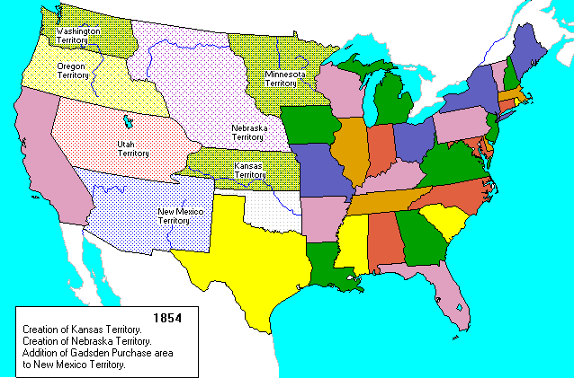 U.S. in 1854
