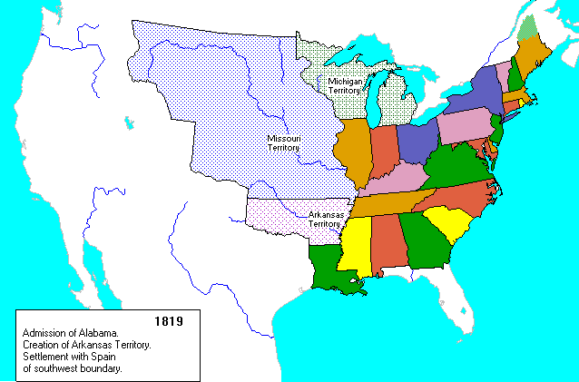 U.S. in 1819