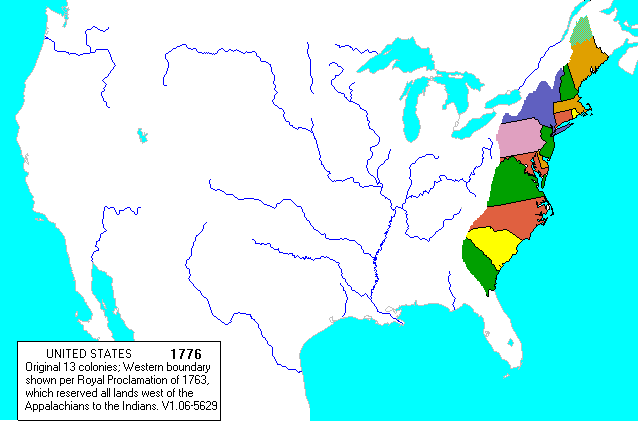 U.S. in 1776