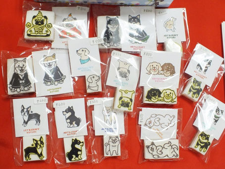 消しゴムはんこ作家 ART&CRAFT KOTORIさんのはんこが登場しています! 3F