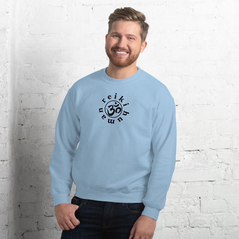 Thumbnail: Unisex Reiki Human Om Sweatshirt