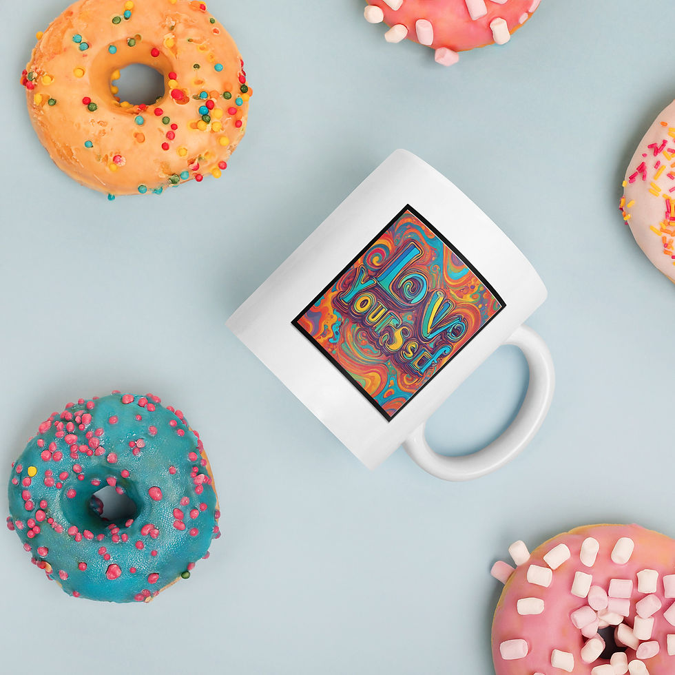 Thumbnail: Psychedelic "Love Yourself" Mug