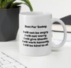 Reiki Principles Ceramic Mug