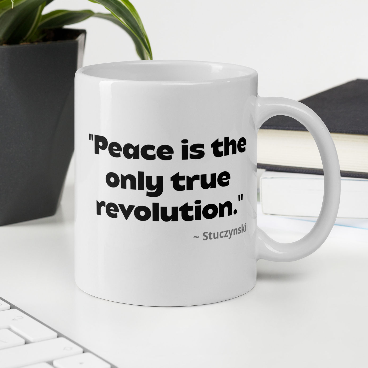 Peace Revolution Ceramic Mug