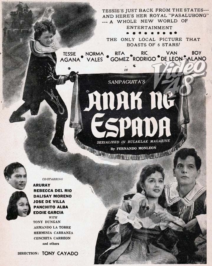 Anak ng Espada (1954) DVD