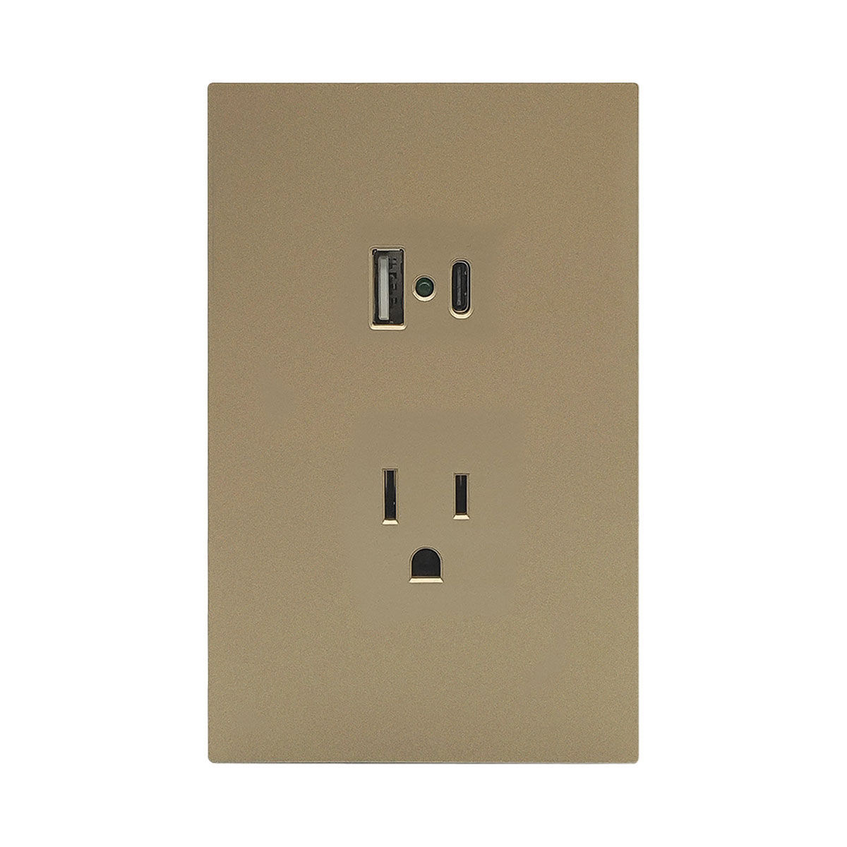 PLACA LUXURY CONTACTO SENCILLO Y DOBLE USB APL-507