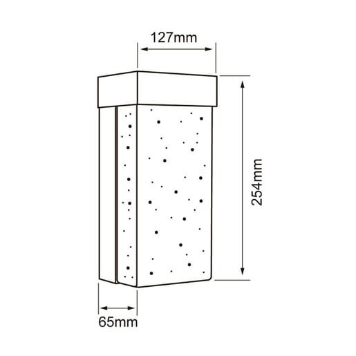 Miniatura: Decorativo Muros 12w 3000k Dimeable 12DHLED207V30N