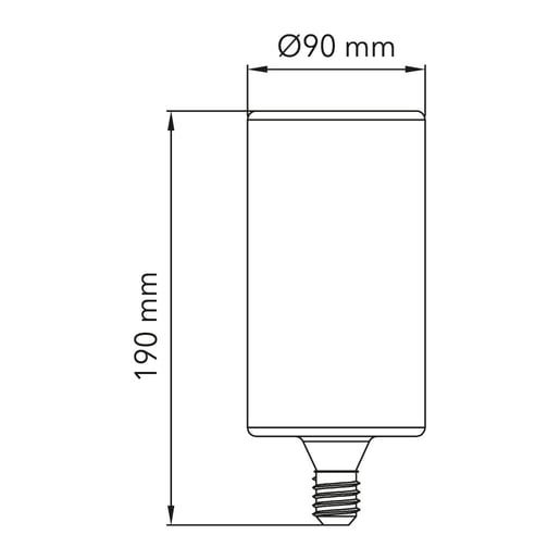 Miniatura: Foco Bulbo Cilindro LED 4.5W 4DTLED12FL22VCT