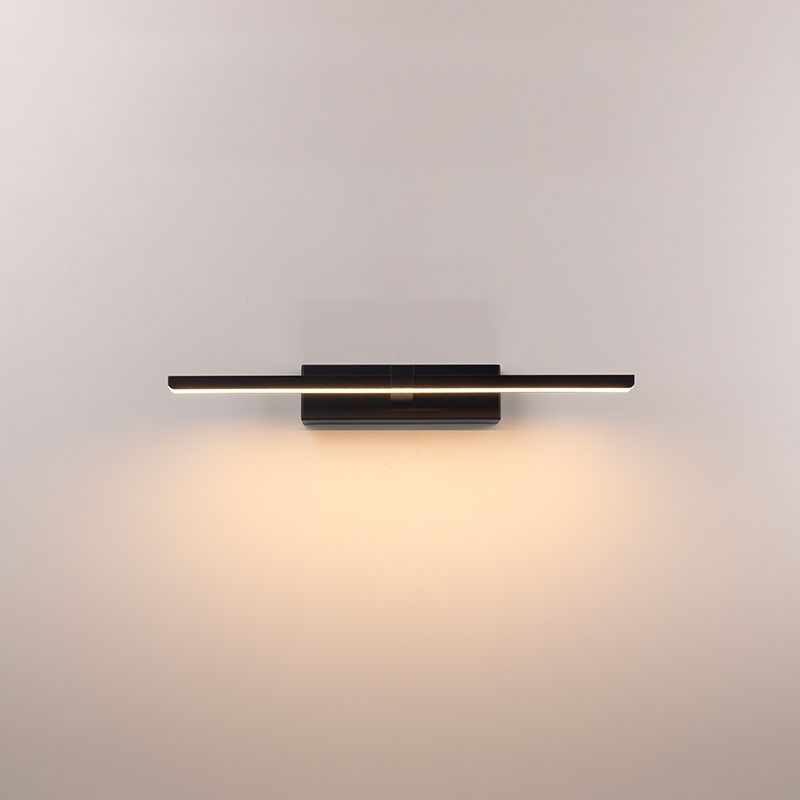 Luminaria LED de espejo 3CCT 8w 40cm Negra OP SM-JQ302