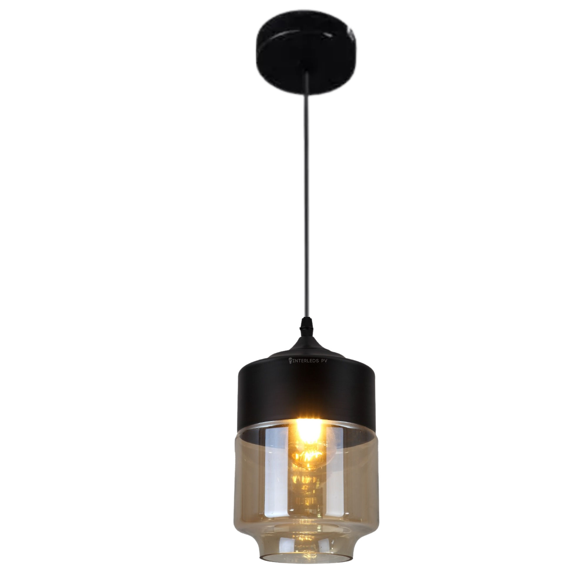 Candil Cristal DECO Cilíndrica E27 LT-CANDIL-18
