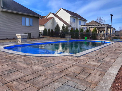 River Pools L36 Fiberglass Pool in De Pere by Pool Pros