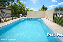 River Pools R28 Fiberglass Pool in Brillion, WI by Pool Pros
