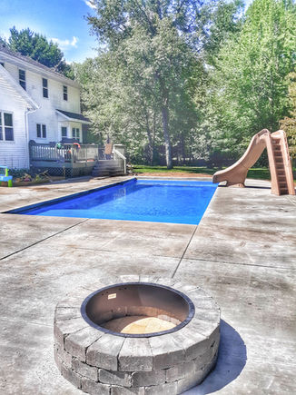 River Pools D36 Model Fiberglass Pool in Marinette WI by Pool Pros