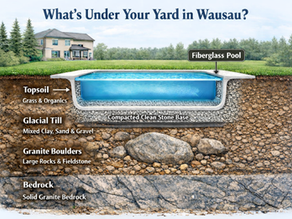 side view of whats in a typical Wausau area yard