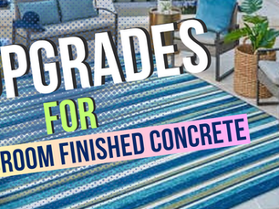 Upgrade Options for a Standard Concrete Patio