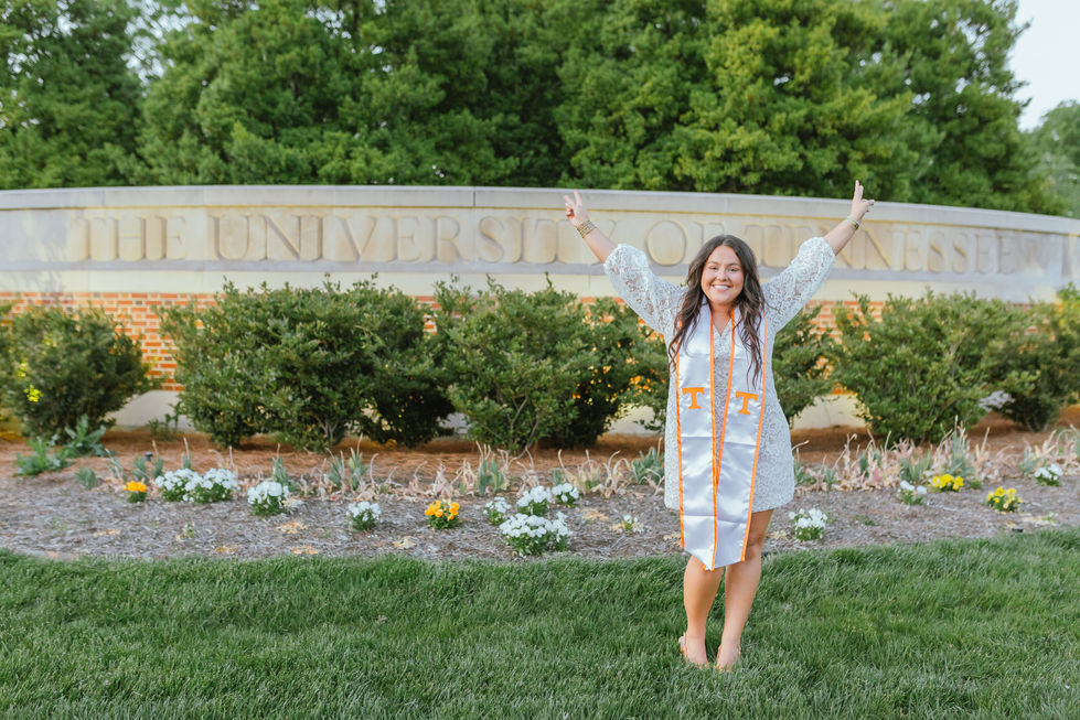 Kendall's UTK Cap & Gown  - Knoxville Graduation Photographer - BraskaJennea Photography-122