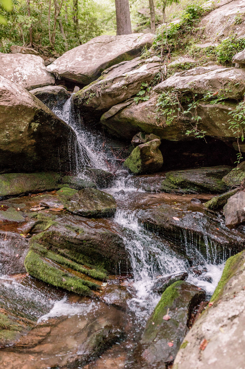 An Ocoee River Waterfall Engagement - Destination Wedding Photographer - BraskaJennea Photography-38