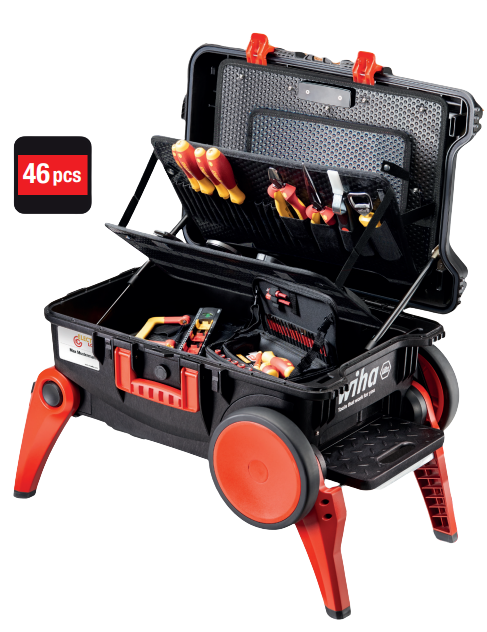 Wiha - Maleta de instalador XXL III de 46 pcs.