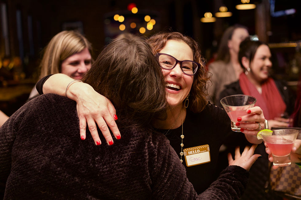 Women of Stamford - Hugging & Cocktails