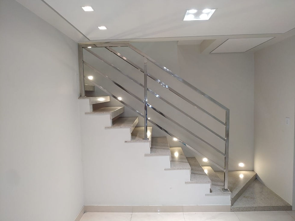 GUARDA CORPO INOX QUADRADO