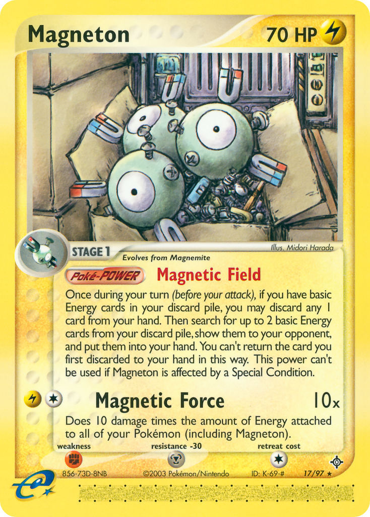 Magneton - EX Dragon - 17/97 - HP