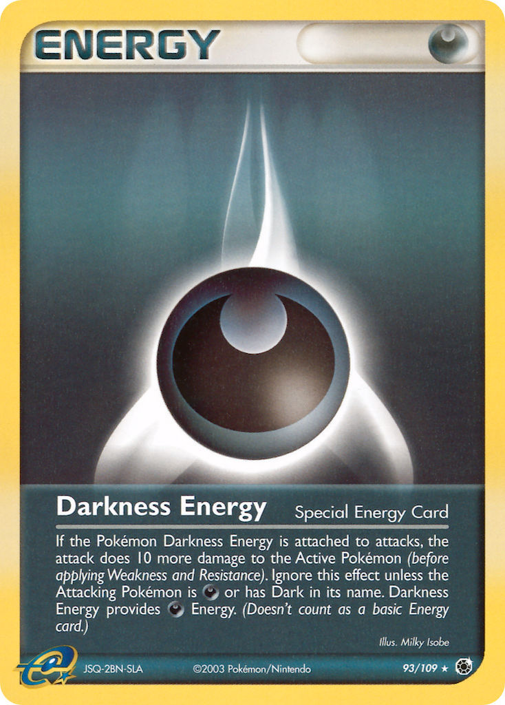 Darkness Energy - EX Ruby & Sapphire - 93/109 - NM