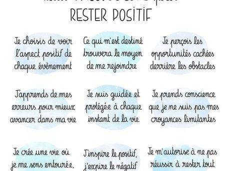 Cultiver la pensée positive, oui mais en quoi cela modifie notre vie ?