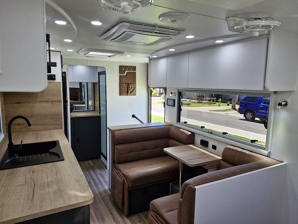 Thumbnail: Seating area living H19 off road australian made caravan