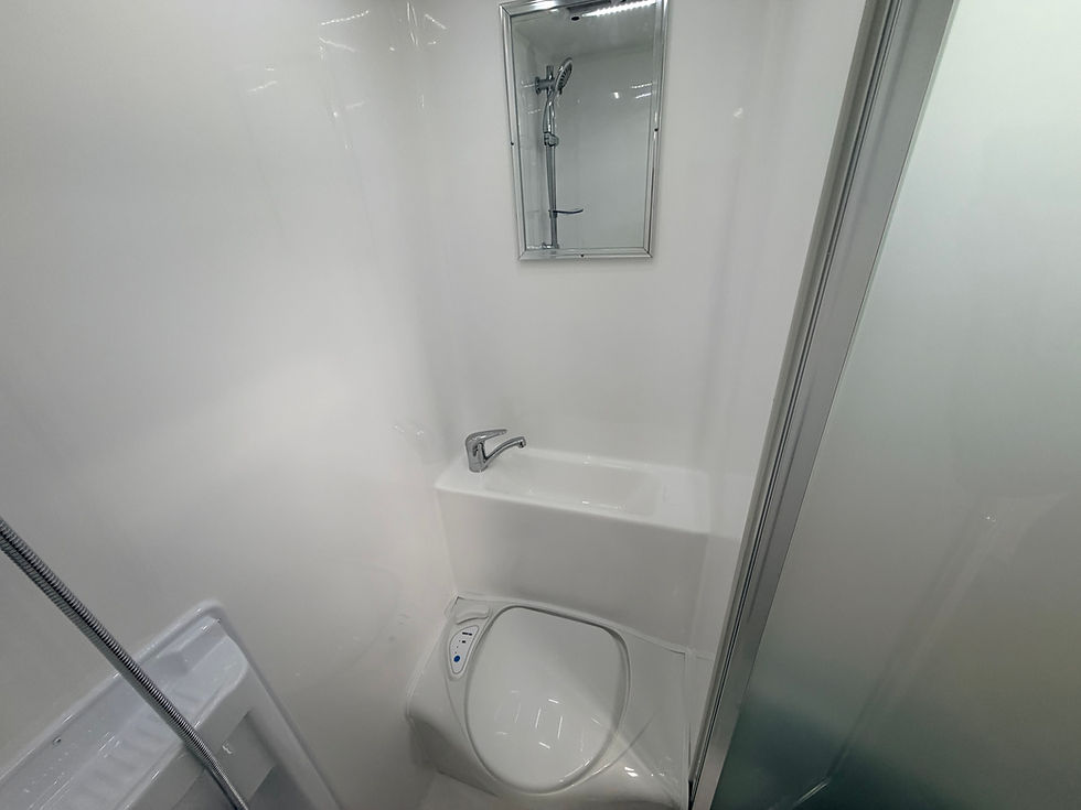 Thumbnail: Hilltop H15 Karijini caravan shower and toilet – full off-road compact Australian caravan