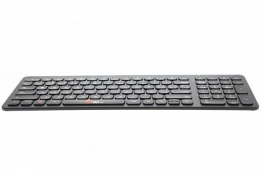 Teclado Qian SHEJI, Inalámbrico, Bluetooth, Negro (Español)
