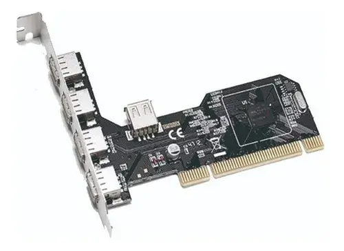 Tarjeta Pci A Usb 2.0 5 Puertos Pci A Usb Agrega 5 Puertos.