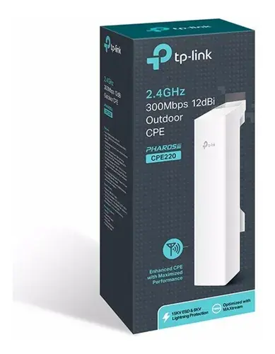 Access Point Tp-link Cpe220 2.4ghz Para Exterior 12 Dbi /v