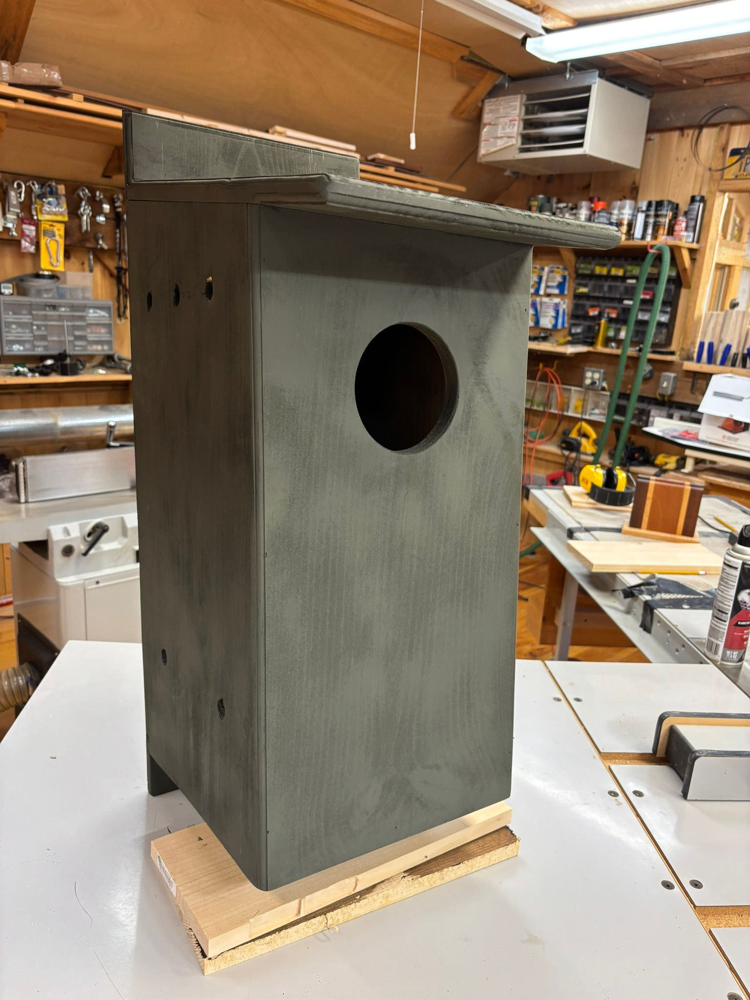 Wood Duck House (Camera NOT included!) - Painted