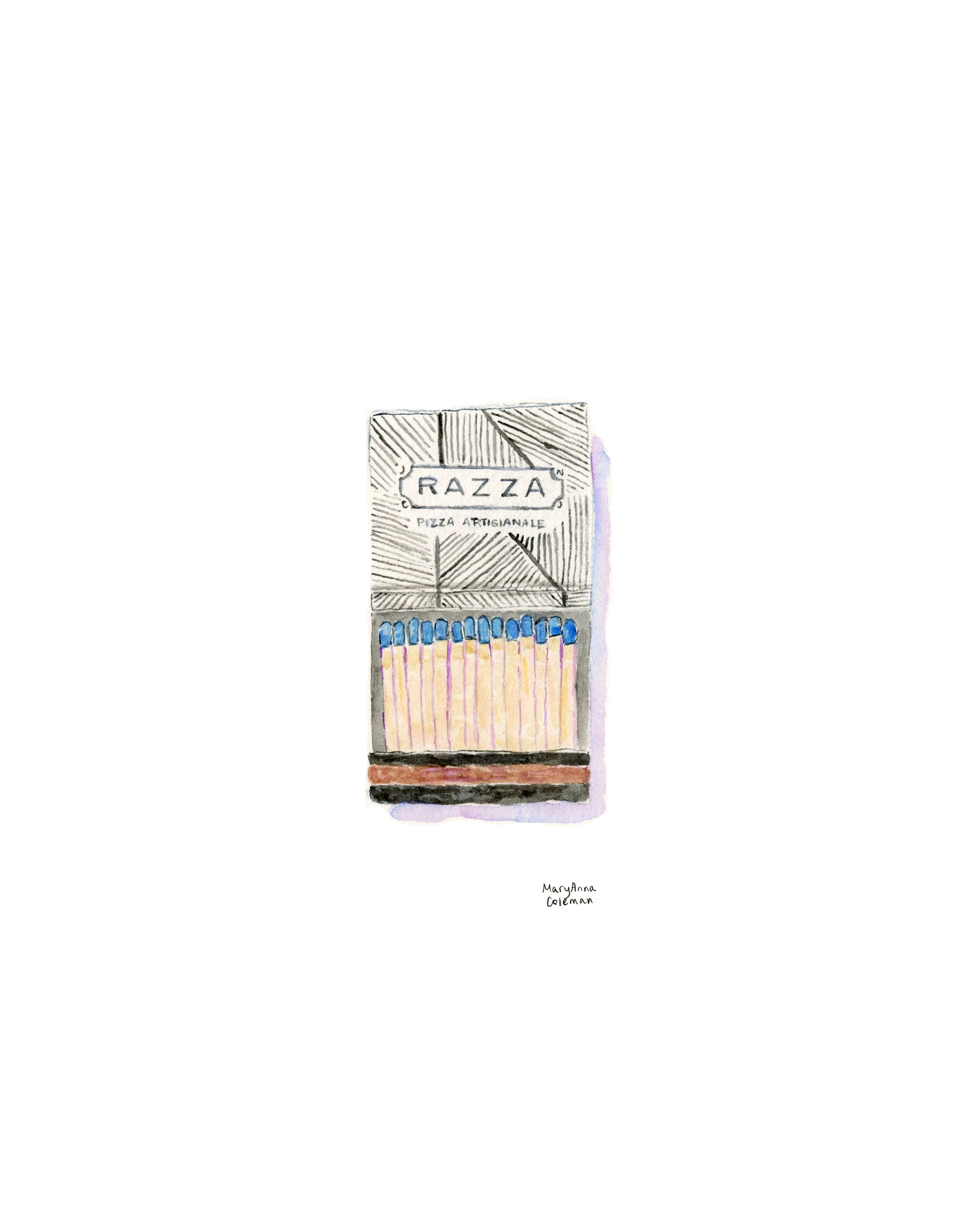Razza (Jersey City) - Matchbook