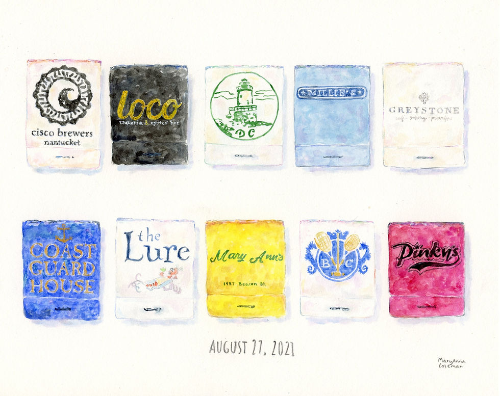 Thumbnail: Matchbook Painting