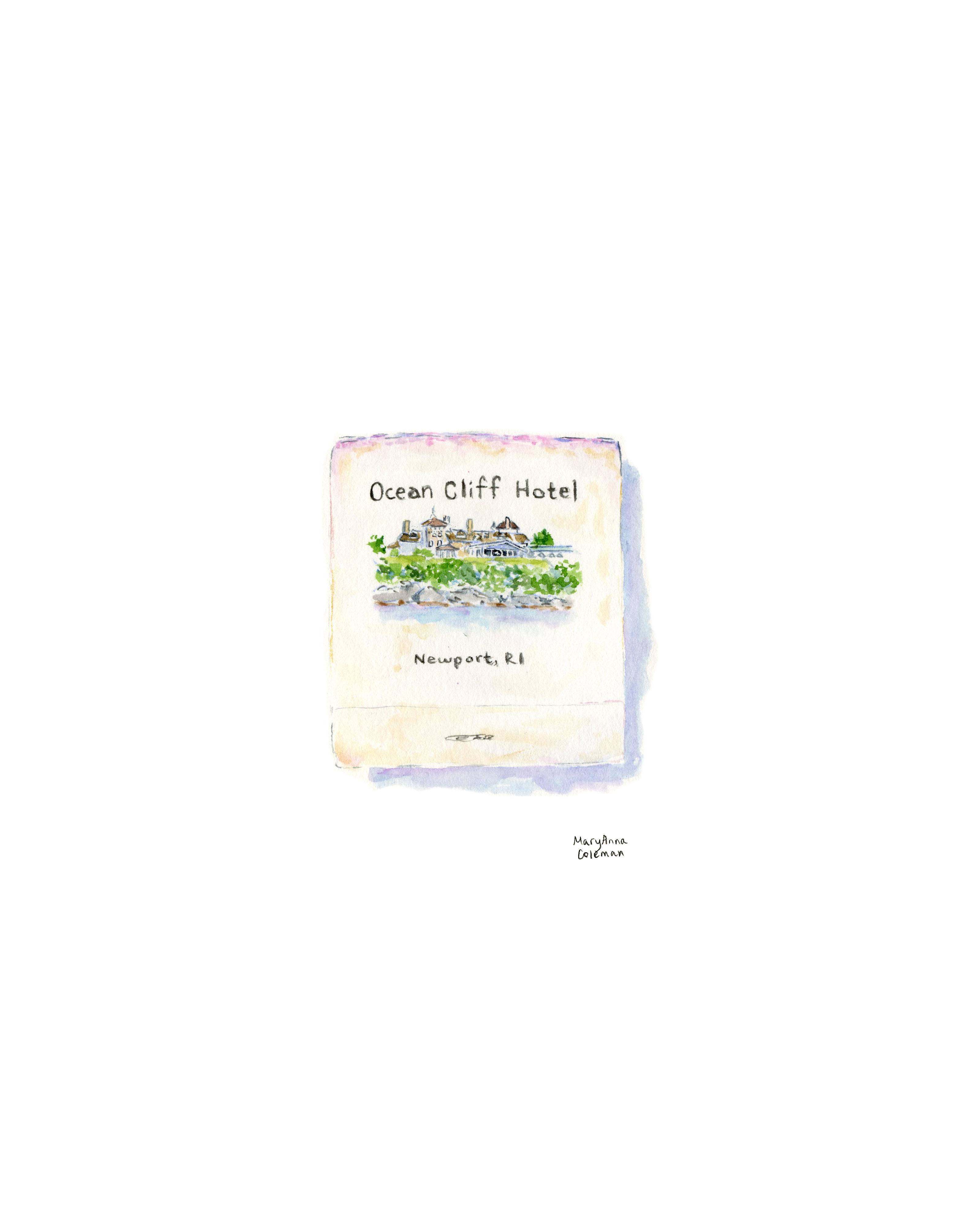 Ocean Cliff Hotel's Matchbook
