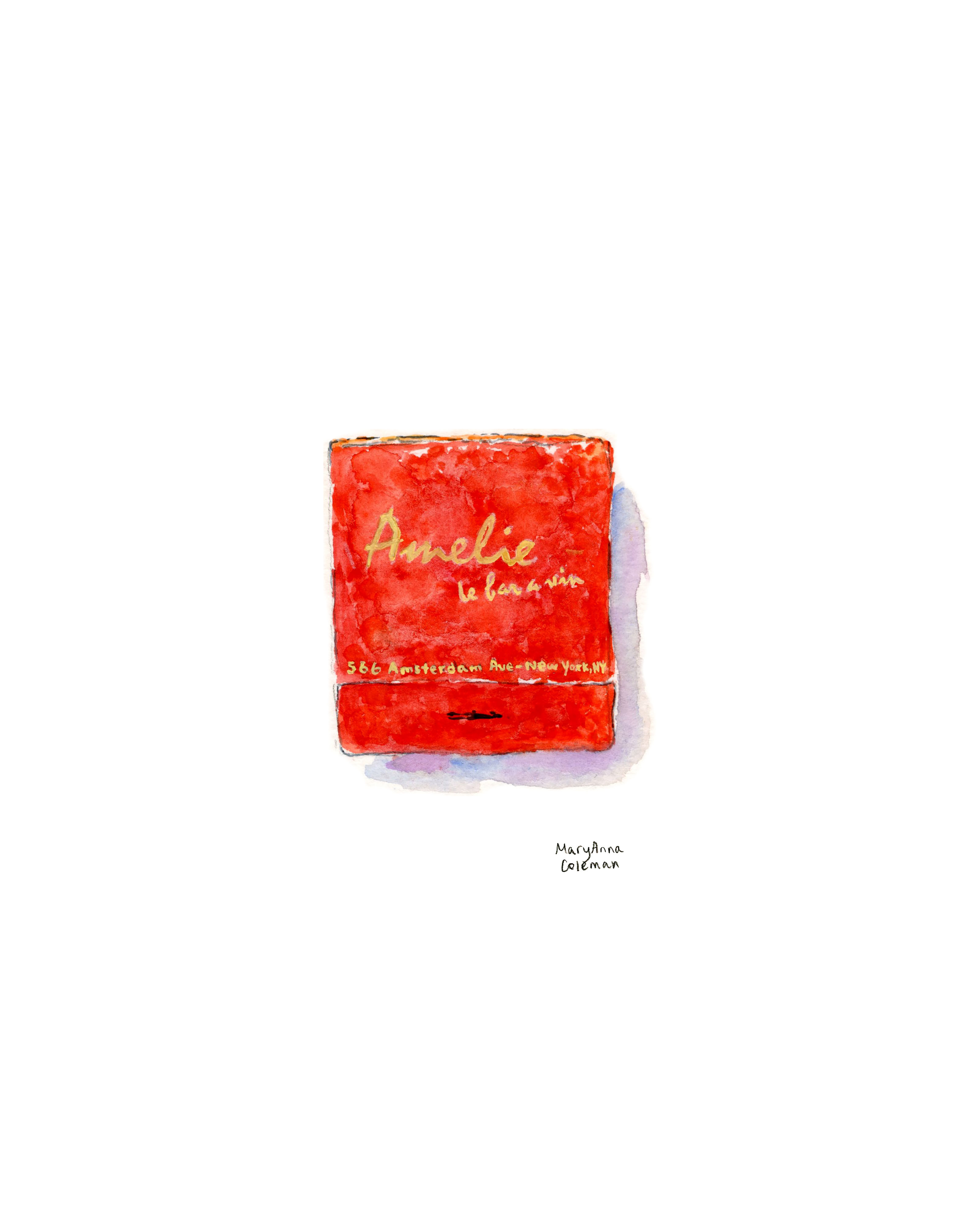 Amelie Matchbook - NYC