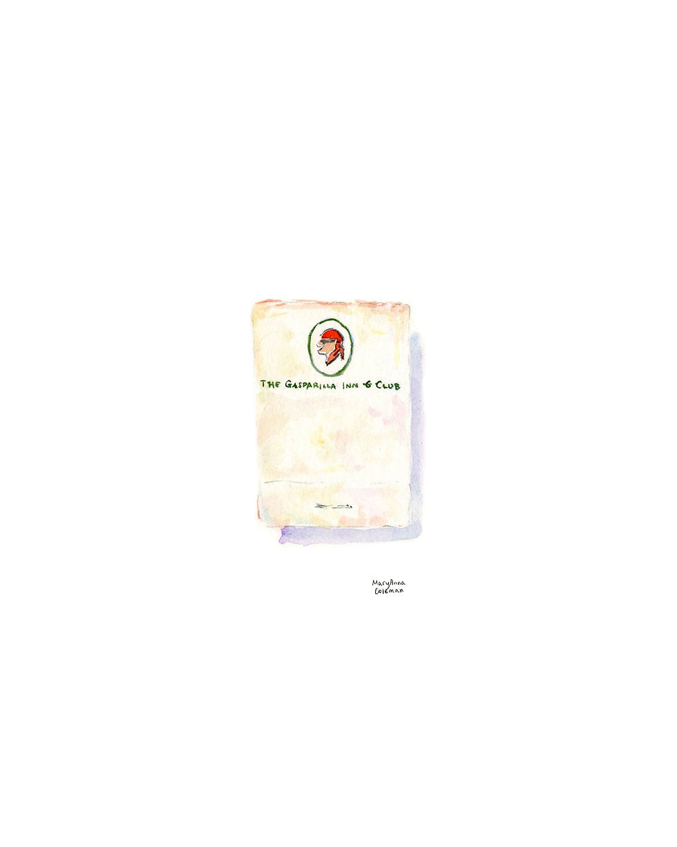 Gasparilla Inn Beach Club Matchbook - Boca Grande, FL