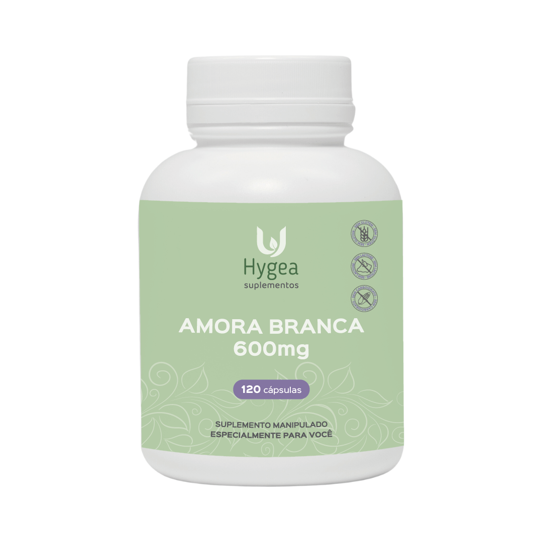 Amora Branca 600mg - 60 Doses