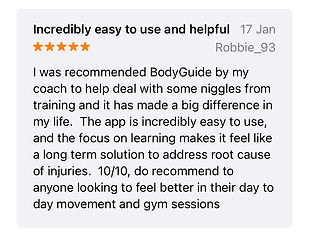 Robbie_93 app store review.jpeg