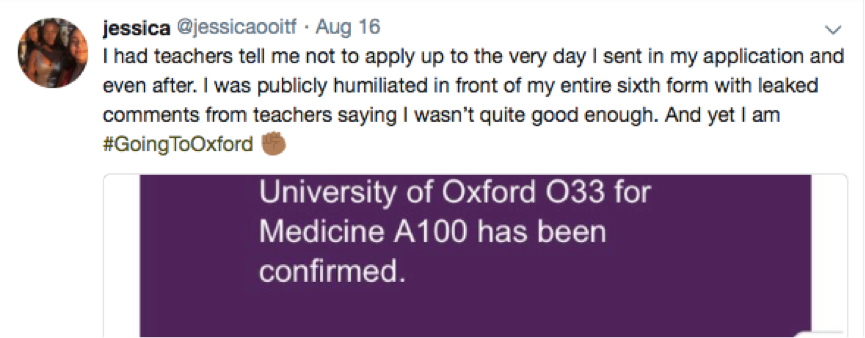 Jessica, University of Oxford, jessicaooitf, Oxford, University, Medicine, publicly humiliated