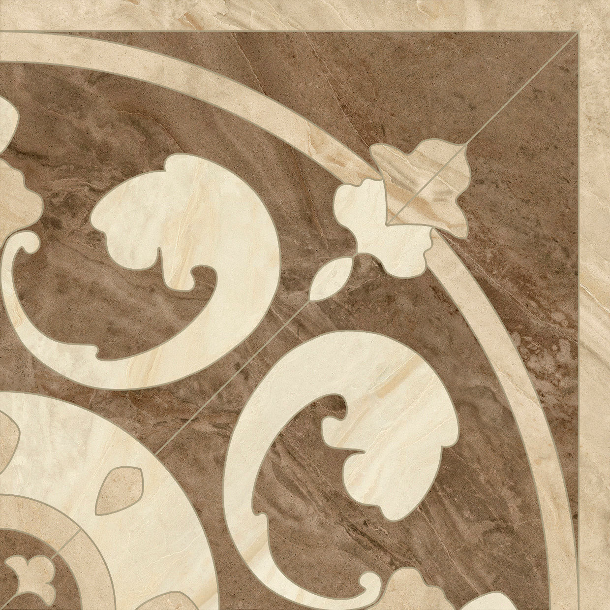 Пол Louvre 400х400 микс