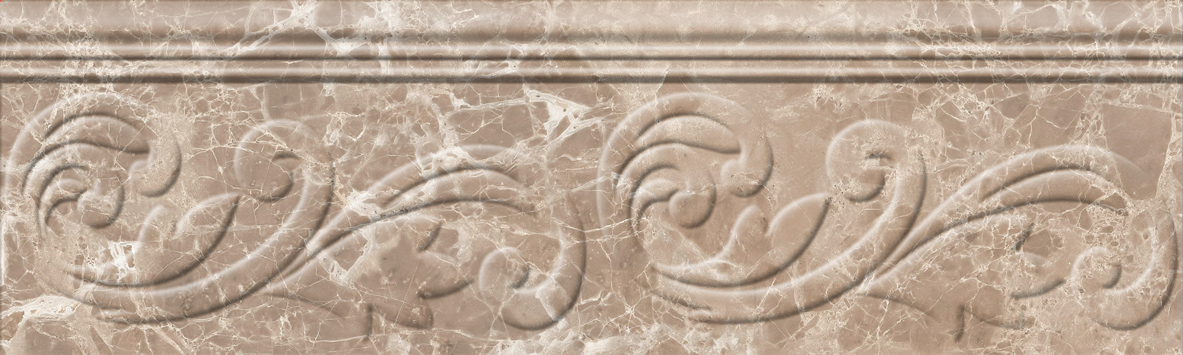 Бордюр Lorenzo Modern Lorenzo 300х90 темно-бежевый