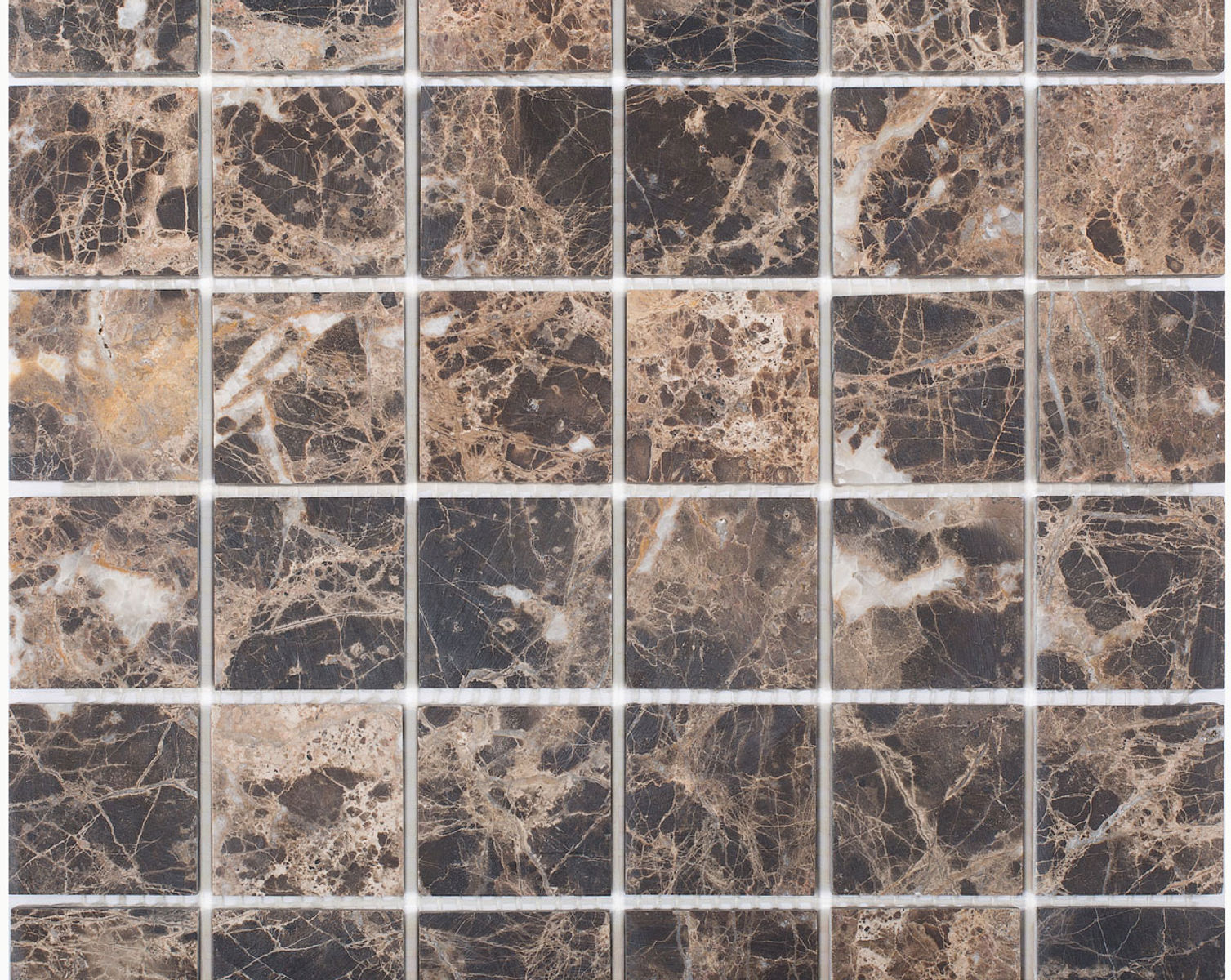 Мозаика 48X48 Dark Emperador Matt (JMST071) 305X305X8, натур. мрамор